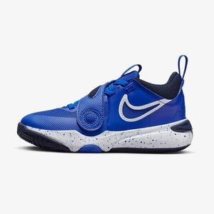 Nike | Little Kids Team Hustle D 11 Blue Sneakers | Basketball | Size 13C